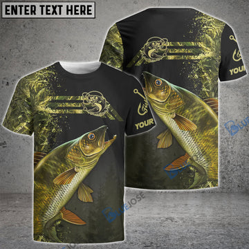 BlueJose Custom Walleye Fishing Camouflage Shirt