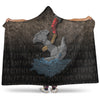 VikingStyle Hooded Blanket -Viking Axe Norse Mythology Hooded Blanket A7