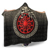 VikingStyle Hooded Blanket -Viking Jormungandr Symbol Midgard Serpent Child Of Loki Hooded Blanket A7