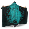 VikingStyle Hooded Blanket - Raven Valknut Viking Homeset Hooded Blanket A95