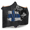 VikingStyle Hooded Blanket - Finland Wolf Viking Hooded Blanket A95