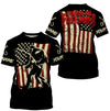 Bluejose Bigfoot Fishing American Flag Custom Long Sleeve Fishing Shirts