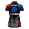 BlueJose USA Bowling For Team Patriotic Premium Customized Name 3D Shirt For Women