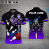 BlueJose Bowling And Pins Fallen Knight Multicolor Customized Name 3D Shirt (4 Colors)