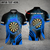 BlueJose Darts Fire Spike Wing Personalized Name, Team Name Shirt (4 Colors)