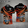 BlueJose Darts White Net Personalized Name, Team Name Shirt (4 Colors)