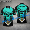 BlueJose Billiards Ball 8 Skull Personalized Name & Team Name Shirt (4 Colors)
