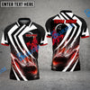 BlueJose Bowling And Pins Thundering Strike Multicolor Customized Name 3D Shirt ( 4 Colors )