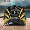 BlueJose Deer Hunting Hexagon Pattern Multicolor Personalized Name 3D Cap ( 4 Colors )