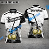 BlueJose Bowling And Pins Water Splash Customized Name 3D Shirt ( 6 Colors)