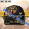 BlueJose Camouflage Deer Hunting Hexagon Pattern Personalized Name Cap ( 4 Colors )