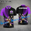 BlueJose Bowling And Pins Digital Cut Customized Name 3D Shirt (4 Colors)