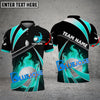 BlueJose Golf Fire Light Customized Name, Team Name 3D Shirts (6 Colors)