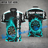 BlueJose Darts Vengeful Flame Personalized Name, Team Name Shirt (4 Colors)