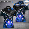 BlueJose Bowling And Pins Monster Hand Customized Name 3D Shirt (4 Colors)