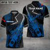 BlueJose Billiards Ball 9 Black Fire Personalized Name, Team Name Shirt (4 Colors)