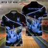 BlueJose Bowling And Pins Premium Customized Name 3D Shirt ( 6 Colors)