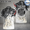 BlueJose Darts Grunge Paint  Personalized Name, Team Name Shirt (6 Colors)