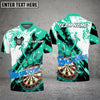 BlueJose Darts Paint Slash Flame Personalized Name, Team Name Shirt (4 Colors)