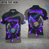 BlueJose Darts Wings Of Flame Personalized Name, Team Name Shirt (4 Colors)