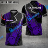 BlueJose Bowling And Pins Flame Sport Jersey Multicolor Customized Name 3D Shirt (4 Colors)