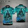 BlueJose Bowling And Pins Reaper Flame Customized Name 3D Shirt ( 6 Colors)