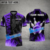 BlueJose Bowling And Pins Burning Room Customized Name 3D Shirt ( 6 Colors)