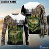 Bluejose Crappie Fishing Camo Freshwater Fish Customize Name 3D Shirts