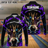 BlueJose Bowling Break Pins Pattern Customized Name 3D Shirt (4 Colors)