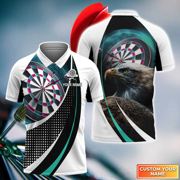 BlueJose Eagle And Darts Personalized Name Shirt