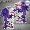 BlueJose Billiards Ball 8 American Flag Star Personalized Name Shirt (4 Colors)