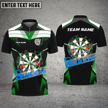 BlueJose Darts Sport Lightning Personalized Name, Team Name Shirt ( 5 Colors)