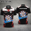 BlueJose Darts Sport Lightning Personalized Name, Team Name Shirt ( 5 Colors)