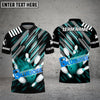BlueJose Bowling And Pins Broken Line Customized Name 3D Shirt (5 Colors)