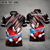 BlueJose Bowling And Pins Broken Line Customized Name 3D Shirt (5 Colors)