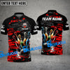 BlueJose Bowling And Pins Paint Pattern Customized Name 3D Shirt (4 Colors)