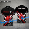BlueJose Bowling And Pins Grunge Flame  Multicolor Customized Name 3D Shirt ( 4 Colors )