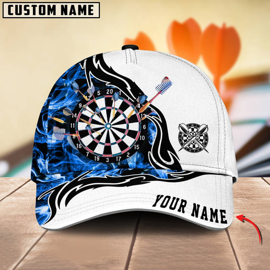 BlueJose Darts Smoke Flame Personalized Name Cap (4 Colors)