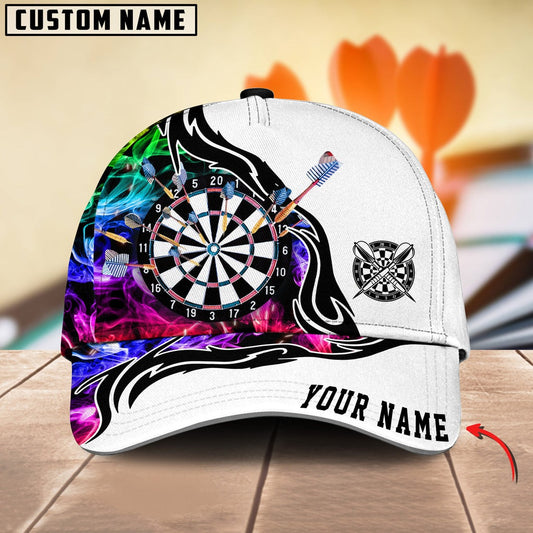 BlueJose Darts Smoke Flame Personalized Name Cap (4 Colors)