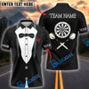 BlueJose Darts Stylish Tuxedo Customized Name, Team Name 3D Shirt (4 Colors)
