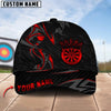 BlueJose Darts Crown Golden Luxury Pattern Personalized Name Cap (6 Colors)