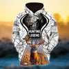 BlueJose Eternity Hunting Legend Deer Hunting 3D Hoodie (3 Colors)