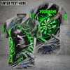 BlueJose Darts Skull Reaper Personalized Name Polo Shirt