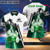 BlueJose Personalized Name Light Bowling Player Multicolor 3D Shirt