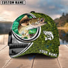 BlueJose Fishing Heart Hook Personalized Cap (Bass, Striped Bass, Catfish, Trout, Crappie, Salmon, Walleye)