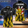 BlueJose Bowling And Pins Sword Legend Customized Name, Team Name 3D Shirt (4 Colors)