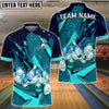 BlueJose Bowling Ball And Pins Winner Personalized Name, Team Name Unisex Shirt