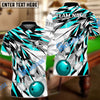 BlueJose Bowling And Pins Diamonds Dart Personalized Name, Team Name Unisex Shirt