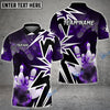 BlueJose Bowling And Pins Smoke Premium Customized Name 3D Shirt (4 Colors)