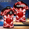 BlueJose Power of Thunder Bowling Ball Break Pins Personalized Name and Team Name 3D Shirt (4 Colors),Personalized Shirts For Bowling Players